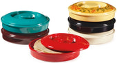 GET Enterprises Red Tortilla Server with Lid, 7.75 inch -- 24 per case