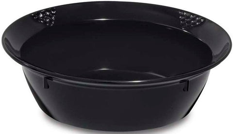GET Enterprises Sonoma Melamine Black Bowl, 6 Quart -- 6 per case