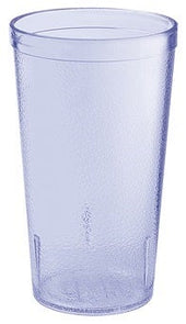 GET Enterprises SAN Plastic Blue Textured Tumbler, 16 Ounce -- 72 per case