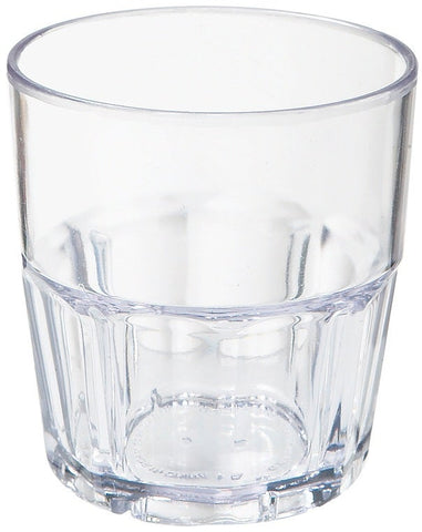 GET Enterprises Bahama SAN Plastic Clear Tumbler, 7 Ounce -- 72 per case
