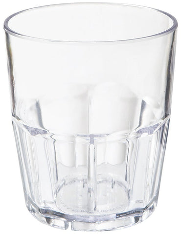 GET Enterprises Bahama SAN Plastic Clear Double Rocks Tumbler, 12 Ounce -- 72 per case