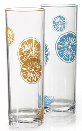 GET Enterprises SAN Sunset Tom Collins Glass, 7 inch Height -- 24 per case