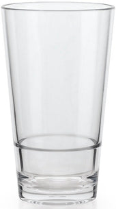 GET Enterprises SAN Clear Stackable Pint Glass, 16 Ounce -- 24 per case