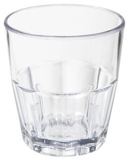 GET Enterprises Bahama SAN Plastic Clear Rocks Tumbler, 5.5 Ounce -- 72 per case