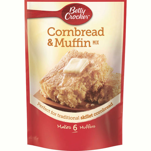Betty Crocker Authentic Cornbread and Muffin Mix, 6.5 Ounce -- 9 per case.
