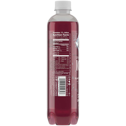Sparkling Ice Black Raspberry Beverage, 17 Ounce -- 12 per case.