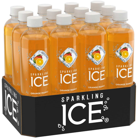 Sparkling Ice Orange Mango Beverage, 17 Ounce -- 12 per case.