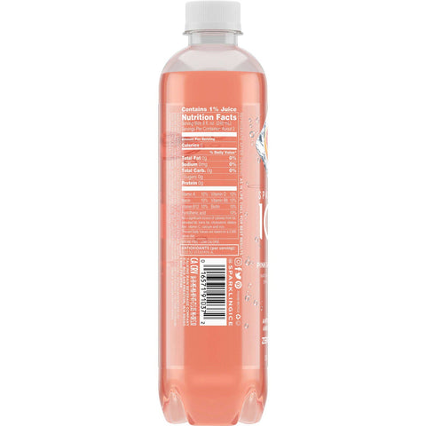 Sparkling Ice Pink Grapefruit Beverage, 17 Ounce -- 12 per case.