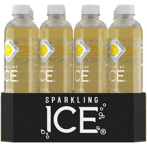 Sparkling Ice Lemonade Sparkling Water, 17 Fluid Ounce -- 12 per case