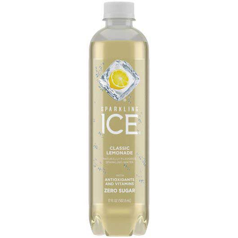 Sparkling Ice Lemonade Sparkling Water, 17 Fluid Ounce -- 12 per case