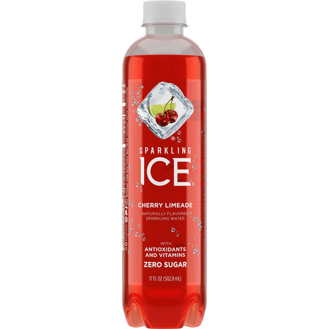 Sparkling Ice Cherry Limeade Beverage, 17 Fluid Ounce -- 12 per case.