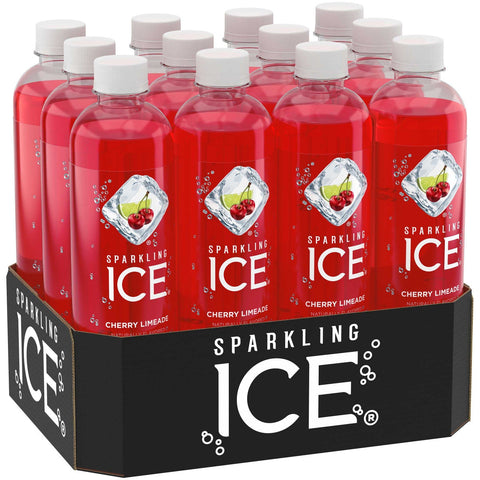 Sparkling Ice Cherry Limeade Beverage, 17 Fluid Ounce -- 12 per case.