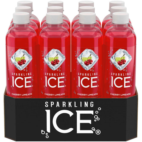 Sparkling Ice Cherry Limeade Beverage, 17 Fluid Ounce -- 12 per case.