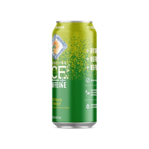 Sparkling Ice Plus Caffeine Citrus Twist, 16 Fluid Ounces, -- 12 per case