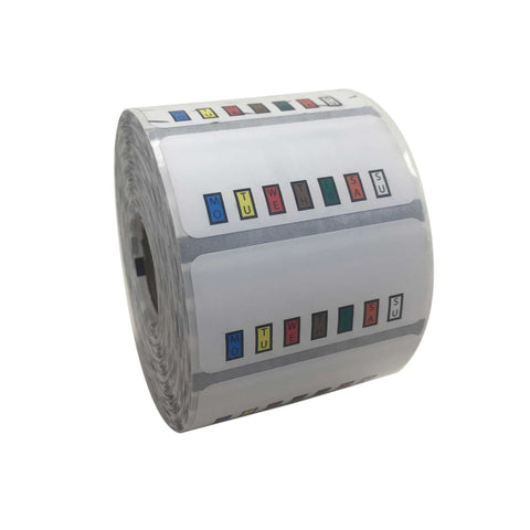 National Checking Date Code Genie Removable Color Label, 2 x 1 inch -- 4 per case.