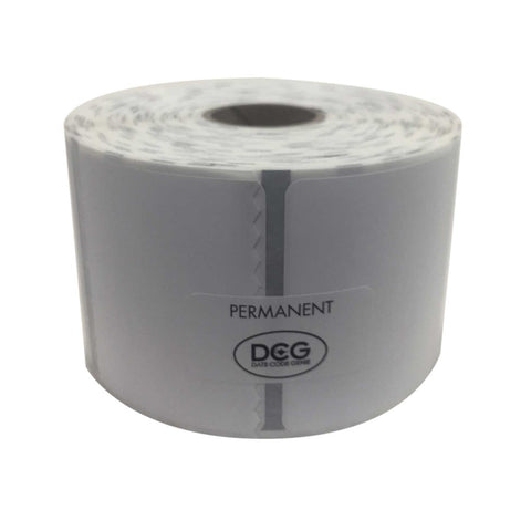National Checking Date Code Genie Removable Blank Label Roll, 2 x 2 inch -- 4 per case.