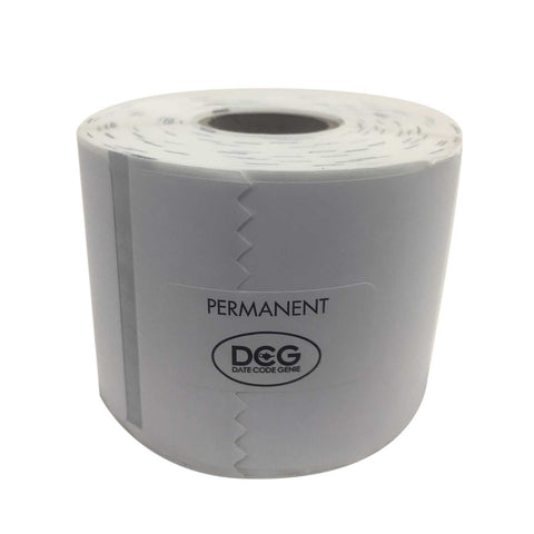 National Checking Date Code Genie Permanent Blank Label Roll, 2 x 2 inch -- 4 per case.