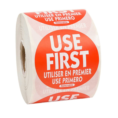 National Checking Company Use First Removable Label, 2 inch -- 500 per case.