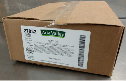 Ada Valley Gourmet Foods Uncooked Beef Meatloaf, 5 Pound -- 2 per case