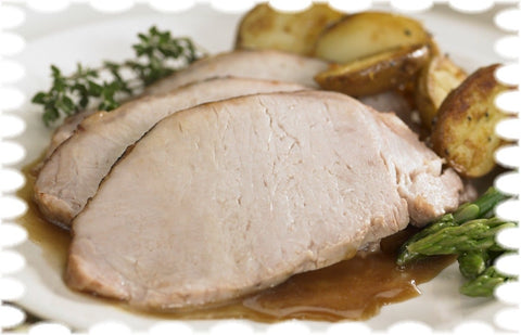 Ada Valley Gourmet Foods Low Sodium USDA Pork Loin Roast, 10 Pound -- 2 per case.