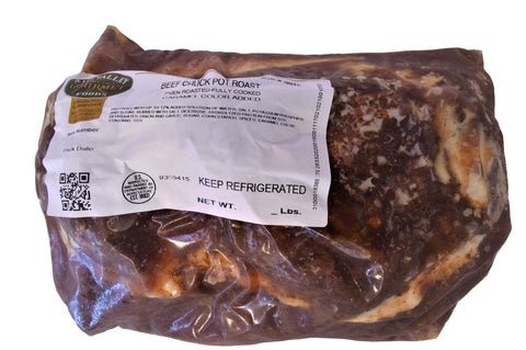 Ada Valley Gourmet Foods Enhanced Chuck Clod Beef Pot Roast, 14 Pound