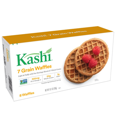 Kashi 7 Grain Waffles, 1.26 Ounce -- 8 per case.