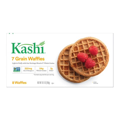 Kashi 7 Grain Waffles, 1.26 Ounce -- 8 per case.