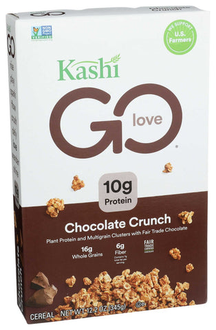 Kashi GoLean Chocolate Crunch Plant Protein and Multigrain Cereal, 12.2 Ounce -- 8 per case.