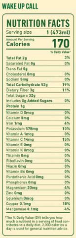 Pure Green Wake Up Call Juice Shot, 16 Ounce -- 6 per case