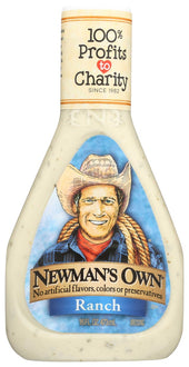 Newmans Own Ranch Salad Dressing, 16 Ounce -- 6 per case.