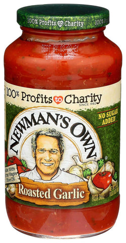 Newmans Own Roasted Garlic Pasta Sauce, 24 Fluid Ounce -- 8 per case