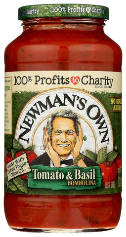 Newmans Own Tomato and Basil Bombolina Pasta Sauce, 24 Fluid Ounce -- 8 per case