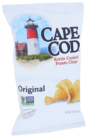 Cape Cod Original Kettle Cooked Potato Chips, 5 Ounce -- 8 per case