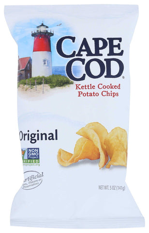Cape Cod Original Kettle Cooked Potato Chips, 5 Ounce -- 8 per case