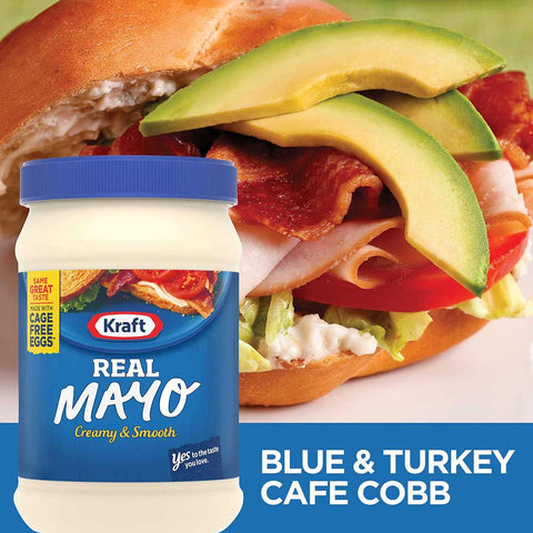 Kraft Real Mayonnaise, 15 Fluid Ounce -- 12 per case