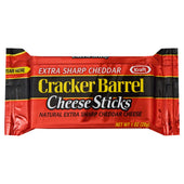 Kraft Cracker Barrel Cheese Stick - Extra Sharp Cheddar - 1 Ounce,14 per pack -- 6 packs per case.