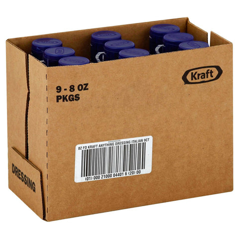 Kraft Zesty Italian Dressing, 8 Fluid Ounce -- 9 per case