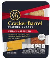 Cracker Barrel Extra Sharp Cheddar Pepperoni Cracker, 2.5 Ounce -- 7 per case.