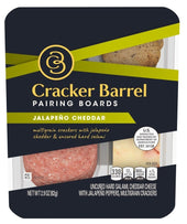 Cracker Barrel Jalapeno Cheddar Salami Multi Grain Cracker, 2.9 Ounce -- 7 per case.