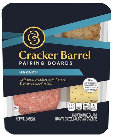 Cracker Barrel Pairing Boards Havarti , 2.9 Ounce -- 7 per case