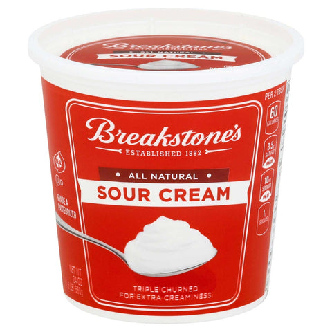Breakstone's All Natural Sour Cream, 24 ounce -- 12 per case