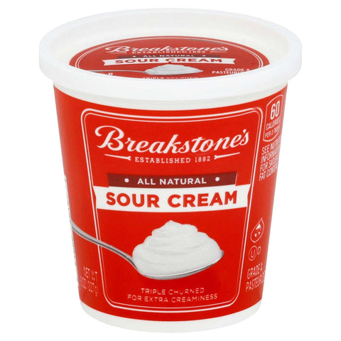 Breakstone's All Natural Sour Cream, 8 ounce -- 12 per case