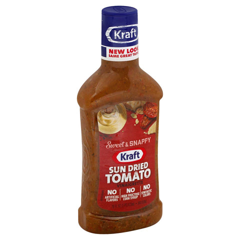 Kraft Sun Dried Tomato Vinaigrette, 16 Ounce -- 6 per case