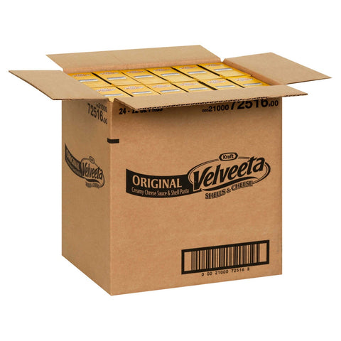 Velveeta Shells And Cheese Dinner Entree, 12 Ounce --24 Case