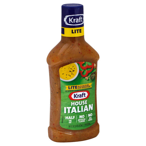 Kraft Light Done Right Italian Dressing, 16 Fluid Ounce -- 6 per case