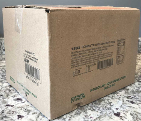Carlas Dominics Cavatelli Pasta, 3 Pound -- 4 per case.