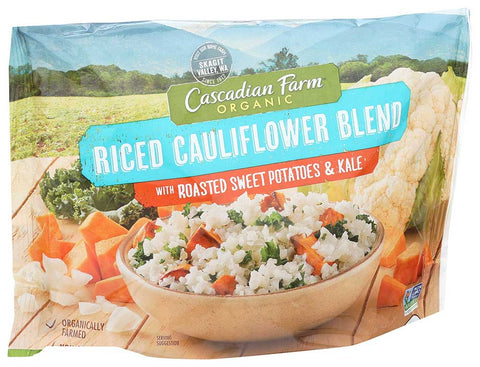 Cascadian Farm Organic Riced Cauliflower Blend, 12 Ounce -- 12 per case
