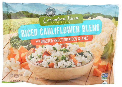 Cascadian Farm Organic Riced Cauliflower Blend, 12 Ounce -- 12 per case