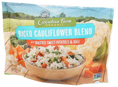 Cascadian Farm Organic Riced Cauliflower Blend, 12 Ounce -- 12 per case