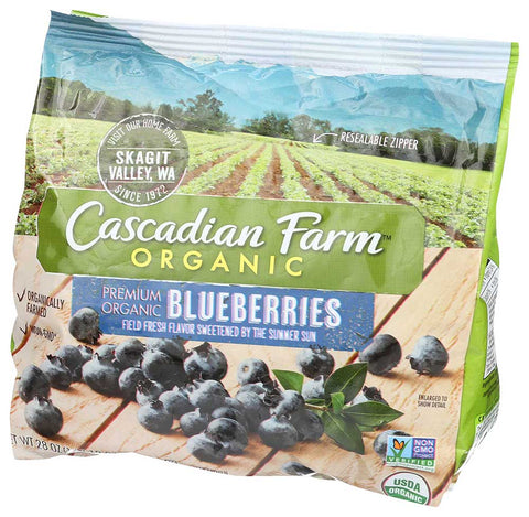 Cascadian Farm Organic Blueberries, 28 Ounce -- 6 per case